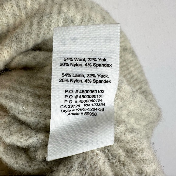 Community Sleeveless Turtleneck Wool Blend Sweater - Picture 8 of 11